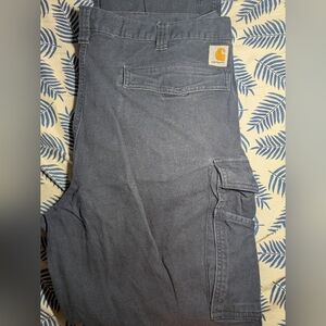 Carhartt Relax Fit Navy Blue Cargo Pants Size 40x34